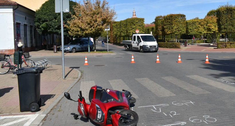 Gyalogosokat sodort el egy motoros Orosházán