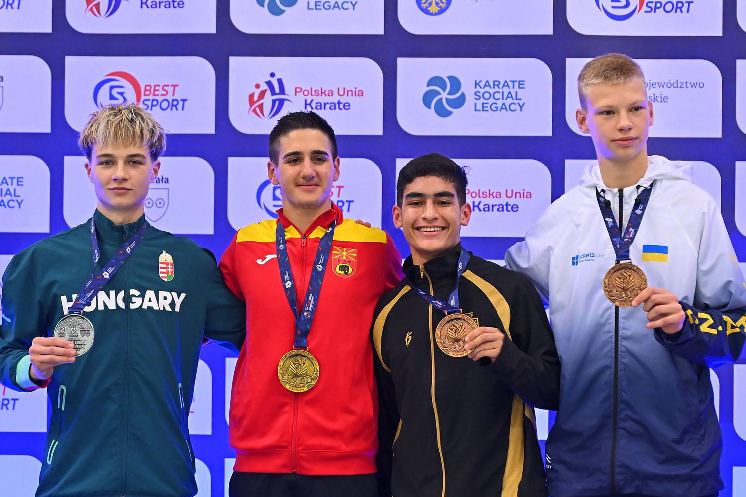 Bagi Ádám világbajnoki ezüstérmet nyert a lengyelországi karate vb-n