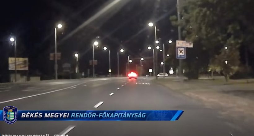 majdnem baleset Békéscsabán